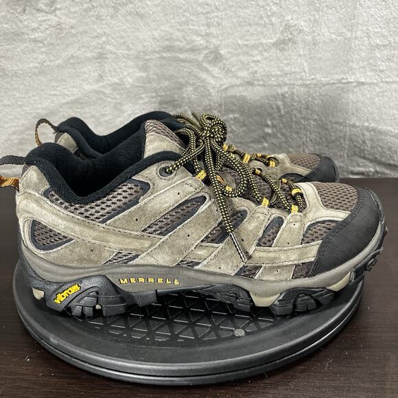 Merrel Men's Size 7.5 Moab 2 Ventilator Walnut Lace Up Comfort Hiking Shoes - Picture 1 of 10